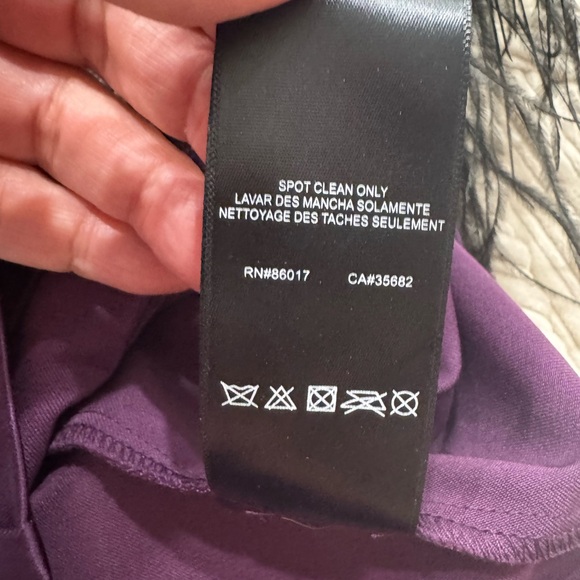 ✨ Bebe Feather Top Satin Dress XS NWT ✨ - Picture 7 of 9